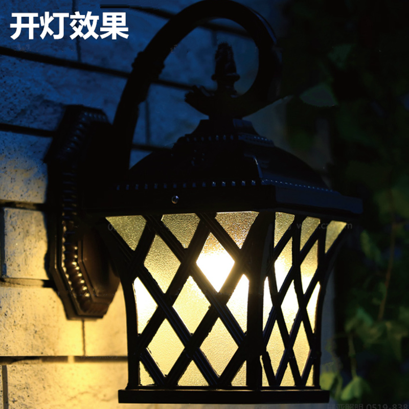 欧式户外渔网防水防锈led花园别墅门口阳台走廊庭院壁灯,淘宝优惠券,粉丝福利购,淘宝优惠卷