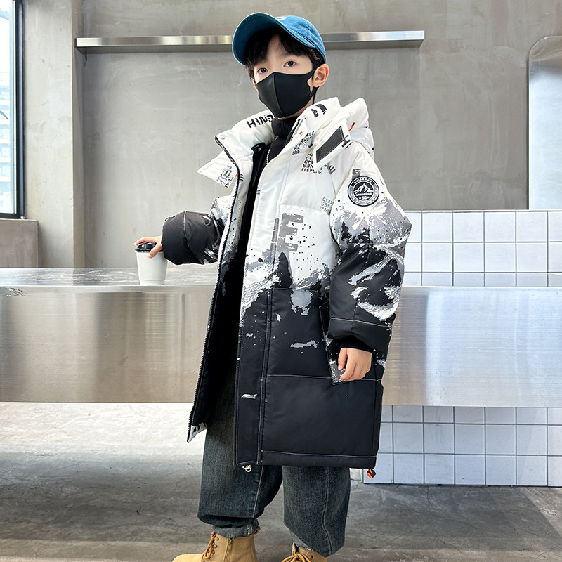 2025新款儿童羽绒服青少年男童中长款中大童冬季外套加厚童装,淘宝优惠券,粉丝福利购,淘宝优惠卷