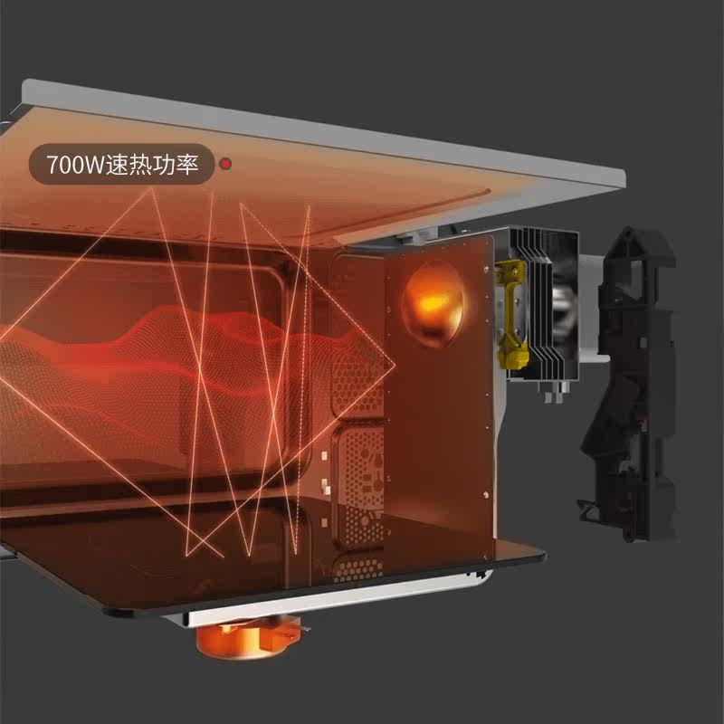 【小米有品】圈厨复古微波炉家用小型 易积微波炉