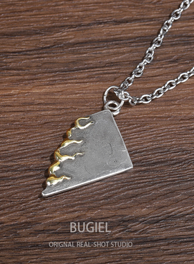 复古做旧JOKER杰克扑克牌吊坠男