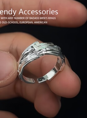 bugiel原创彗星之尾戒指韩版个性开口男女小众高级感设计素白指环