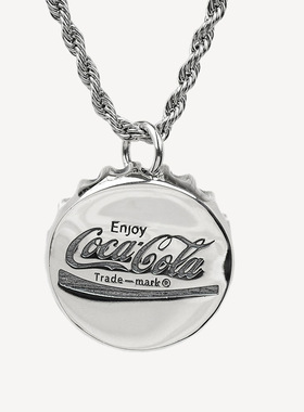 bugiel项链男潮ins冷淡风朋克嘻哈百搭可口可乐瓶盖吊坠ins风