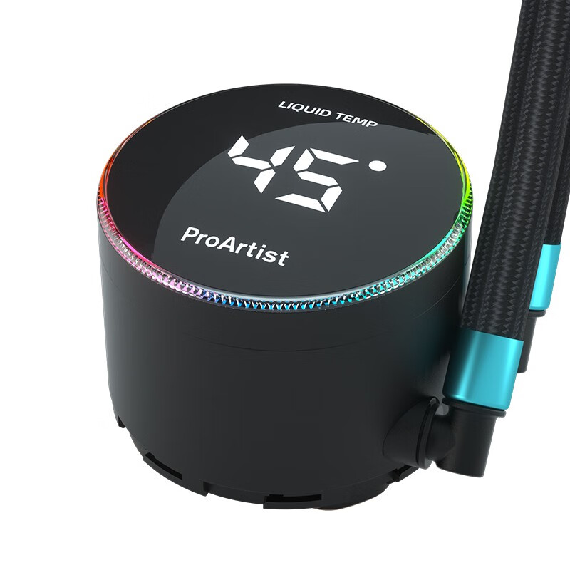 雅浚GA5黑一体式CPU水冷360散热器ARGB支持intel/AMD多平台附硅脂 - 图2