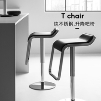 Bar Chair Lift Creativity High Footstool Modern Bar Chair Home Brief Bar Chair Lift High Stool Stainless Steel Bar Chair