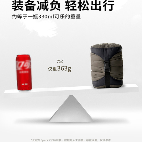新款sea to summit羽绒睡袋Spark超轻保暖鹅绒户外徒步单人睡袋 - 图2