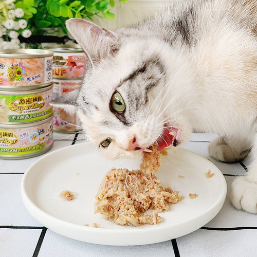 麦芽熊 进口激密纤维猫罐头猫零食浓汤/啫喱罐补水拌猫粮24罐 - 图0
