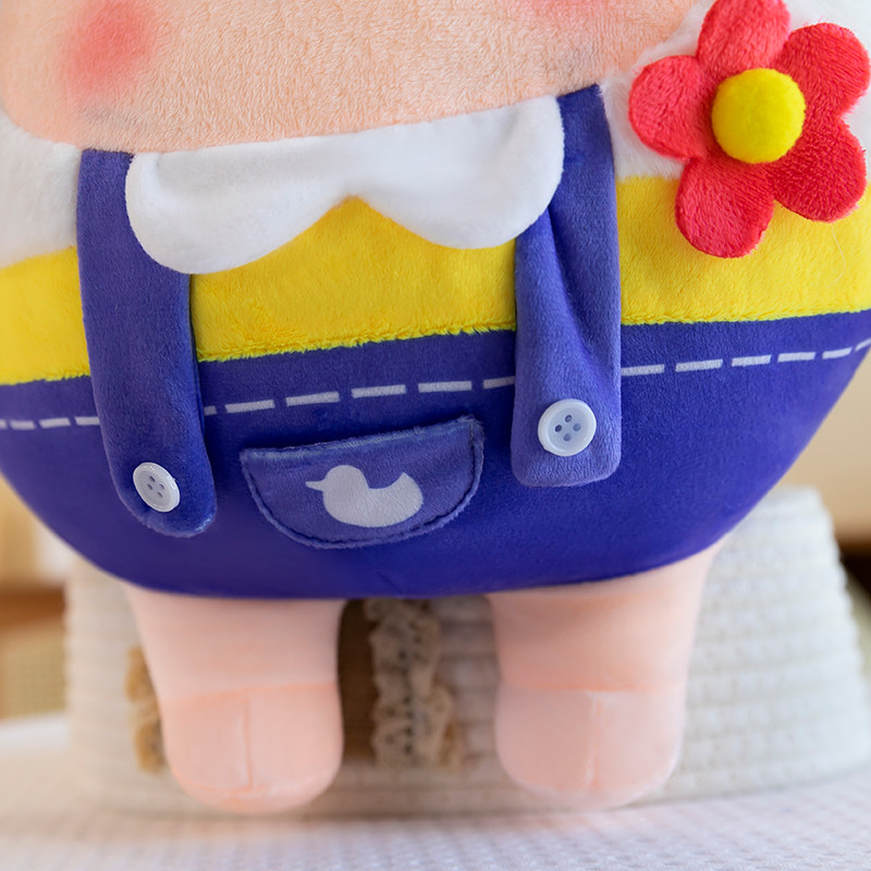 鸭鸭DONGDONG羊玩偶公仔小羊毛绒玩具娃娃蛋仔派对生日礼物送儿童