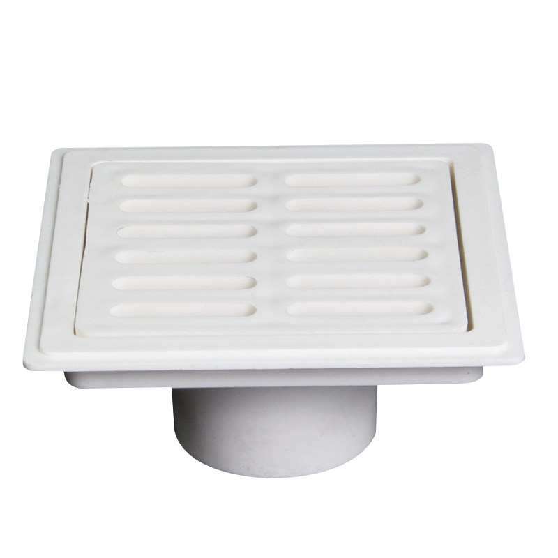 pvc方形内插地漏50 75加厚简易盖板排水快不堵塞家装工程地漏盖板