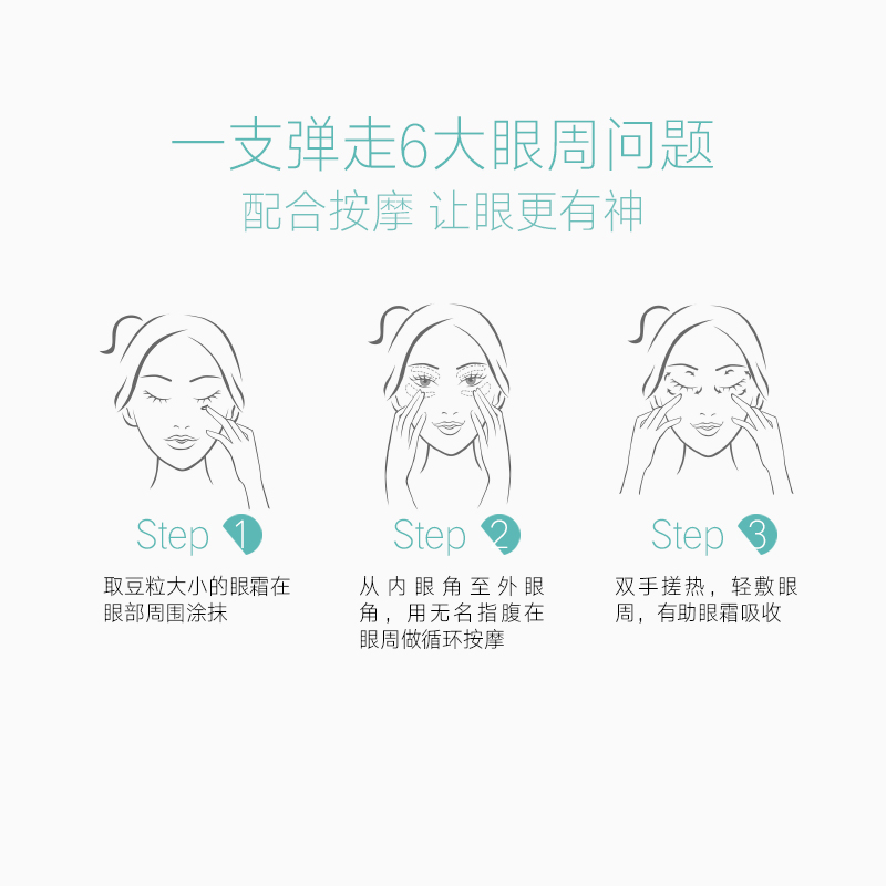 Avon/雅芳新活弹力眼霜20g女士保湿滋润淡化细纹滋润眼周肤质