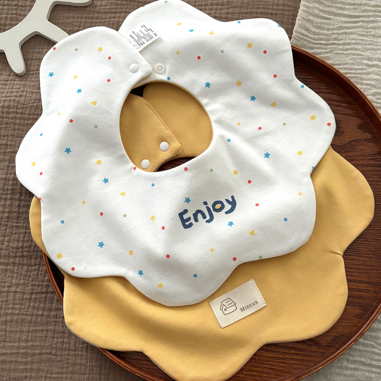 婴儿口水巾抗菌防水韩版双面加大纯棉婴幼儿围嘴女男宝宝围脖围兜,淘宝优惠券,粉丝福利购,淘宝优惠卷