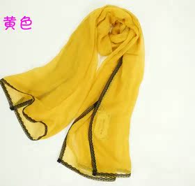 青年波西米亚装饰百变糖果色丝巾