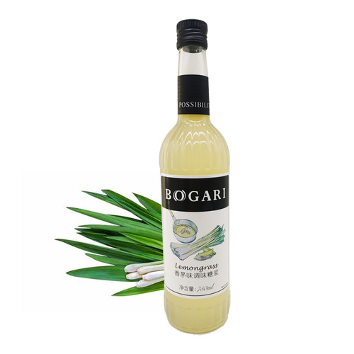 BOGARI宝珈丽香茅味调味糖浆果露咖啡苏打水750ml奶茶店专用果糖 - 图1