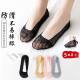 Summer women's pure cotton non-falling invisible lace boat socks