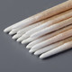 Pointed cotton swabs for tattoo makeup, eyebrow modification and eyeliner, ultra-fine small-headed toothpicks, disposable for beauty salons