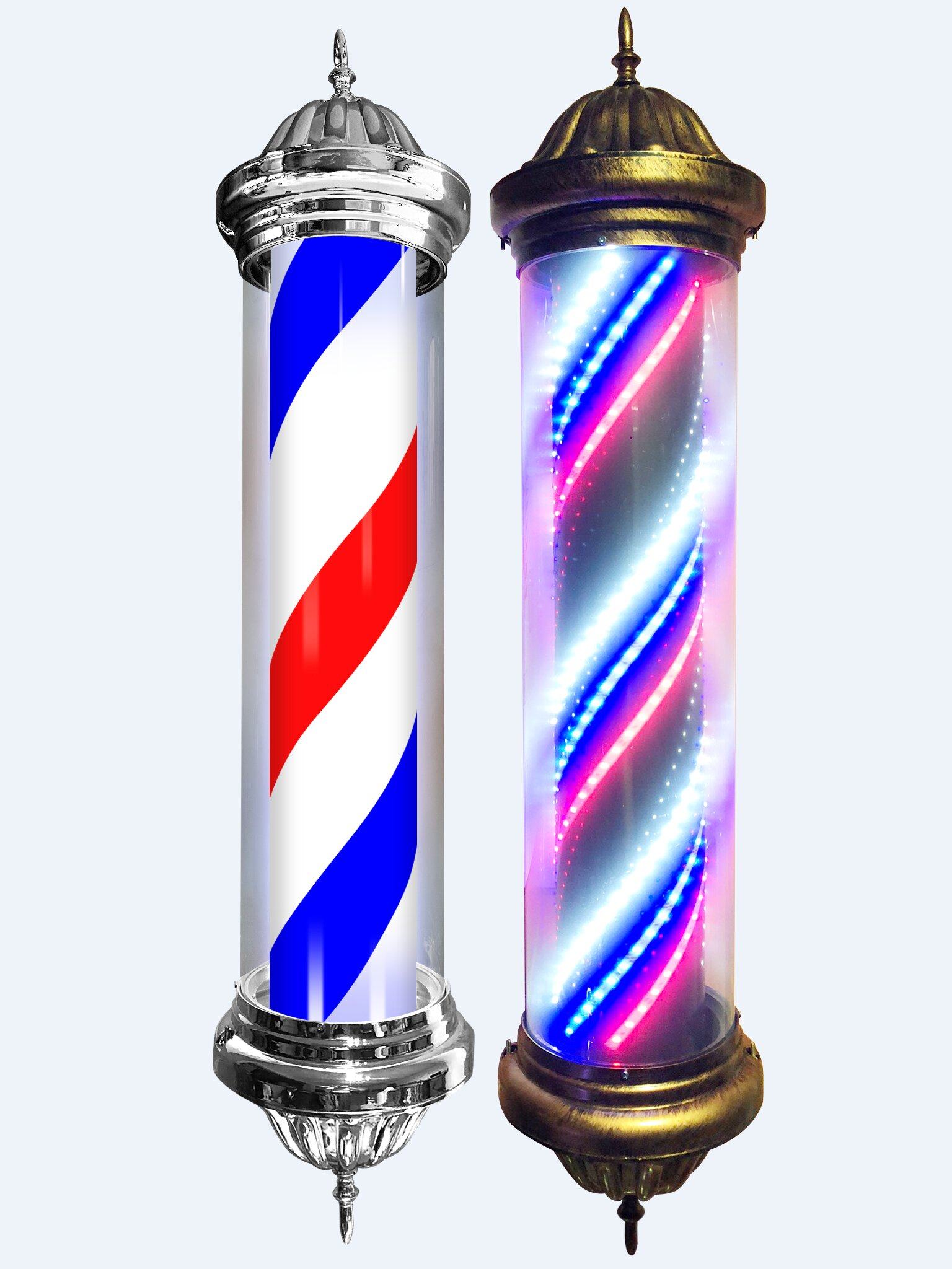 包邮挂墙美发转灯LED转灯理发店户外防水转灯全彩高亮全圆灯智能,淘宝优惠券,粉丝福利购,淘宝优惠卷