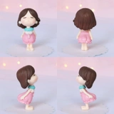 Поцелуя пара Qixi Festival День рождения торт декоративный орнамент, свадьба, поцелуя