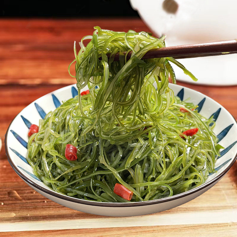 精品烘干压缩海带丝圆饼霞浦特产干货零脂凉拌即食小包装免洗无沙_虎窝淘