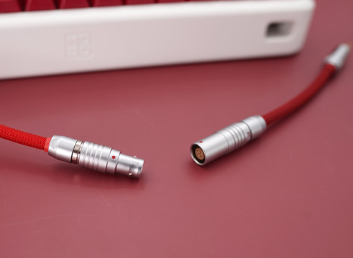 GeekCable手工客制化电脑机械键盘航插数据线GMK主题SP键帽线火腿 - 图0