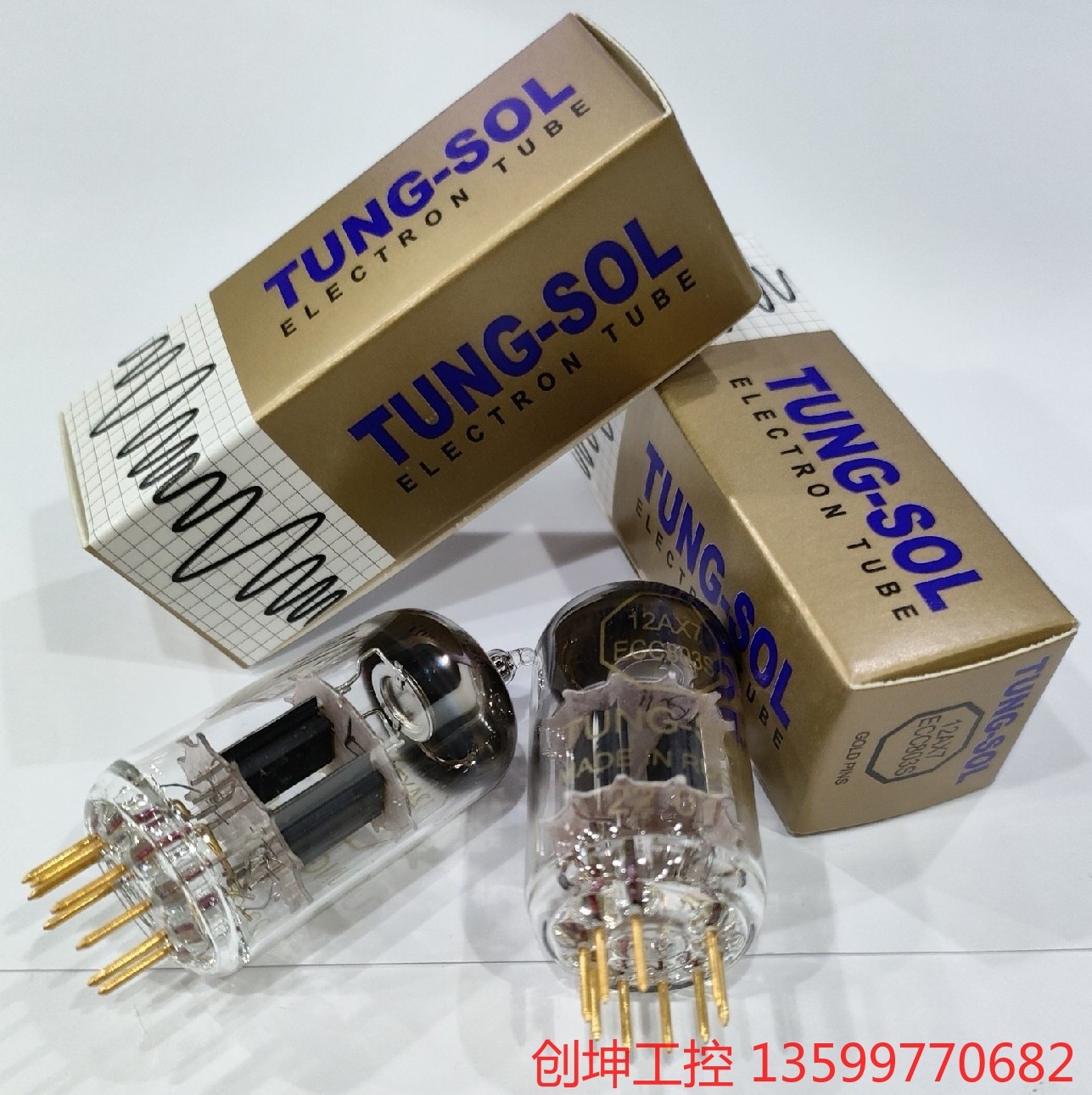 全新进品俄罗斯 TUNG-SOL天梭 12AX7/ECC8-图0