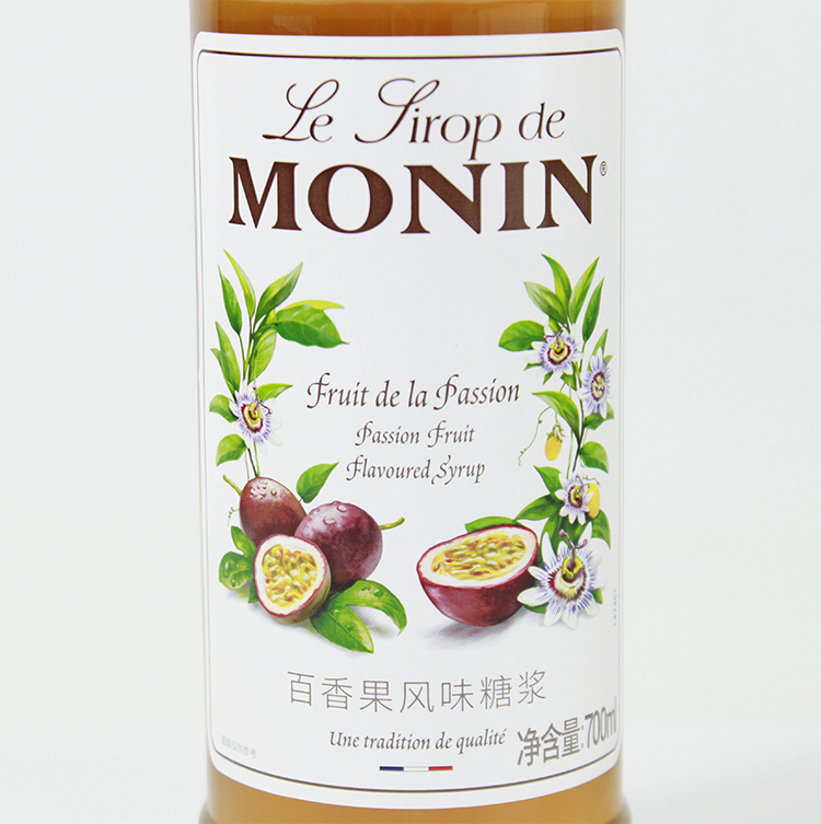 莫林MONIN Passion Fruit 百香果糖浆果露 调饮品鸡尾酒700ML - 图2