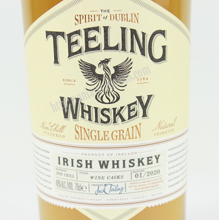 帝霖谷物爱尔兰威士忌 单一谷物 Teeling SINGLE GRAIN IRISH洋酒 - 图2