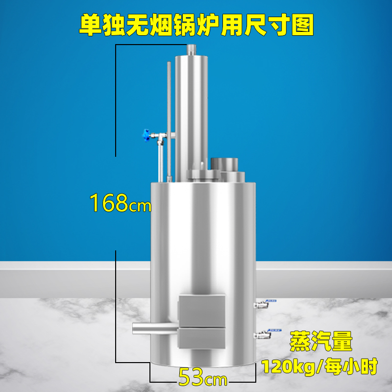 欣顺昊 304不锈钢反烧燃煤柴颗粒无烟煤蒸汽锅炉环保酿酒设备豆腐 - 图0