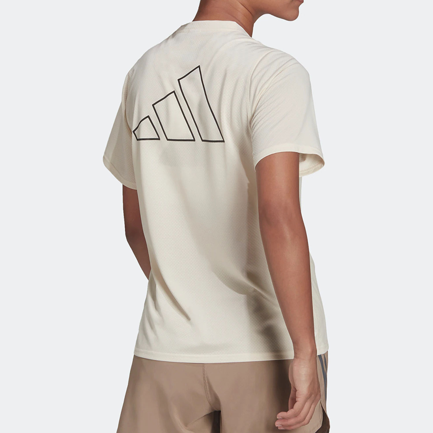 Adidas/阿迪达斯正品 RI 3B 女子舒适跑步短袖简约运动T恤 HB9355 - 图0