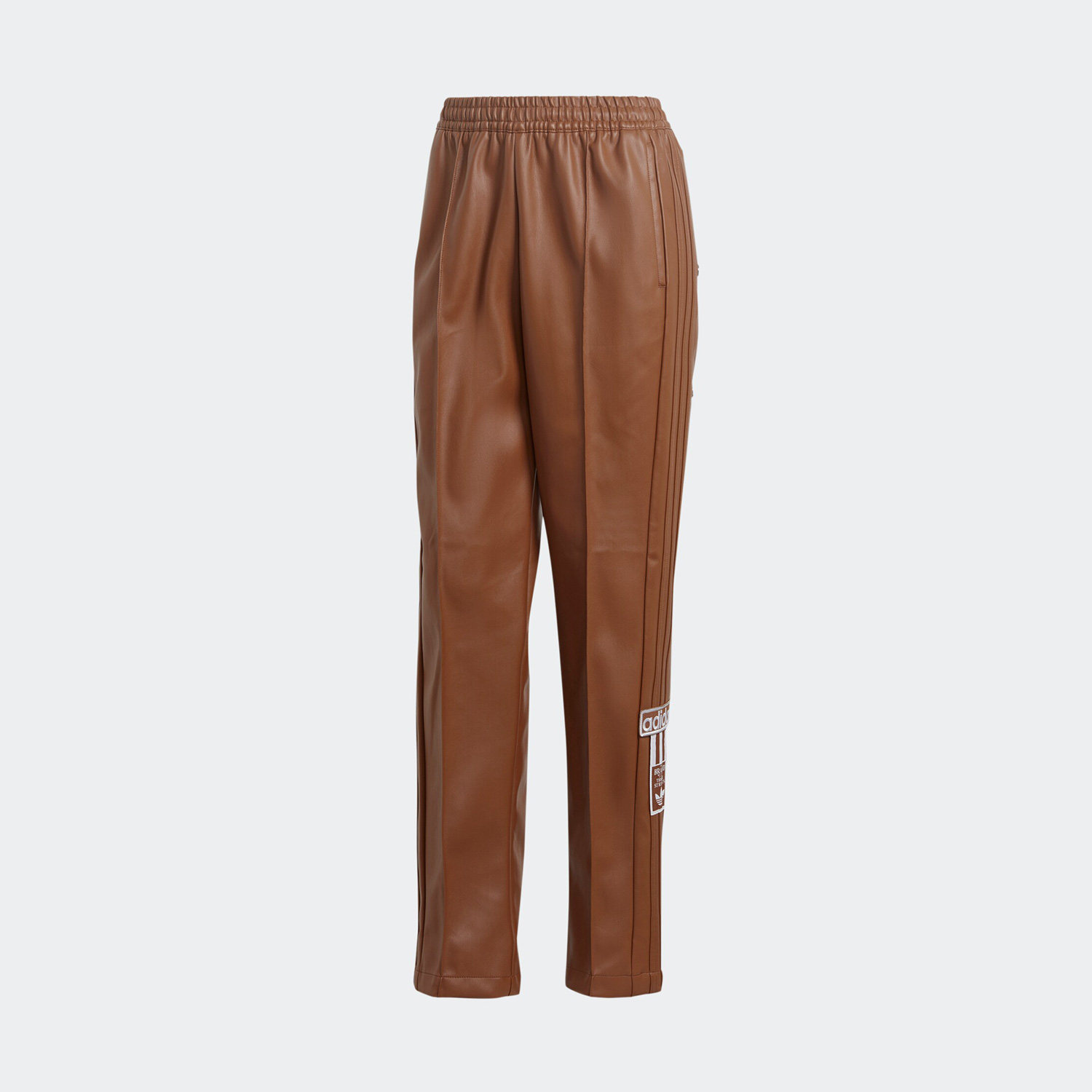 Adidas/阿迪达斯正品三叶草女子侧按扣皮裤长裤II6098,淘宝优惠券,粉丝福利购,淘宝优惠卷