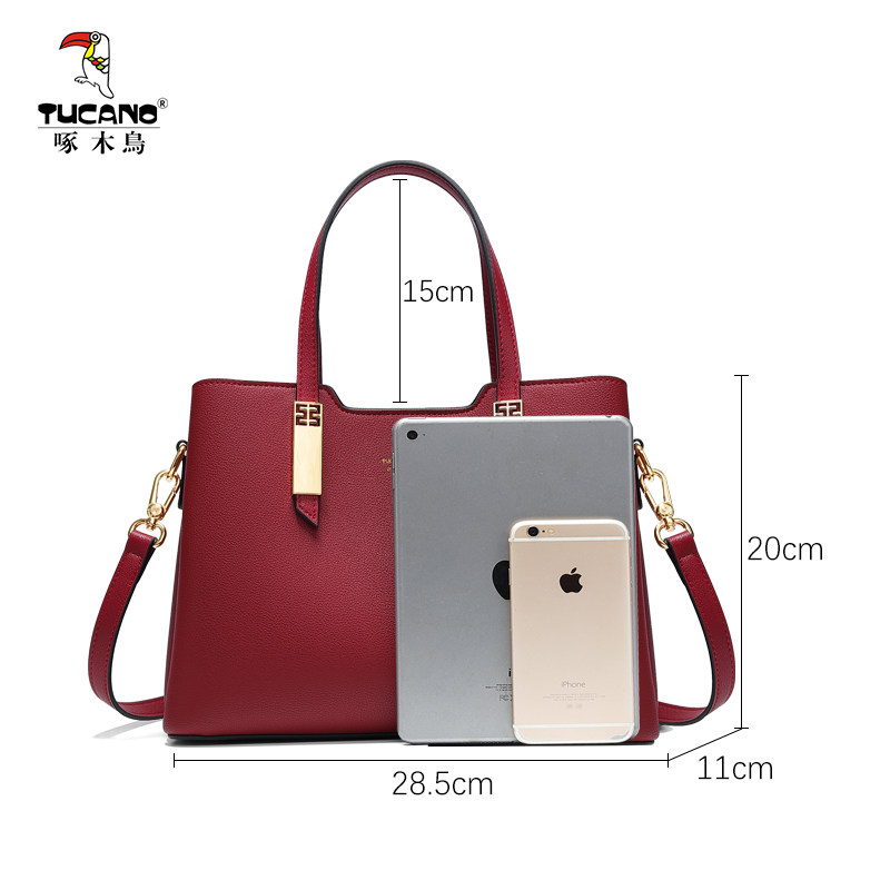 啄木鸟红色新娘2021新款结婚包包 彦阁服饰女士包袋