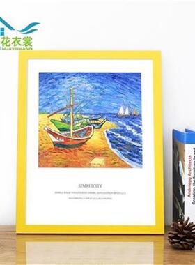 纸居良品框国潮拼图1000片裱框木框木质相框拼图框玻璃700x500mm