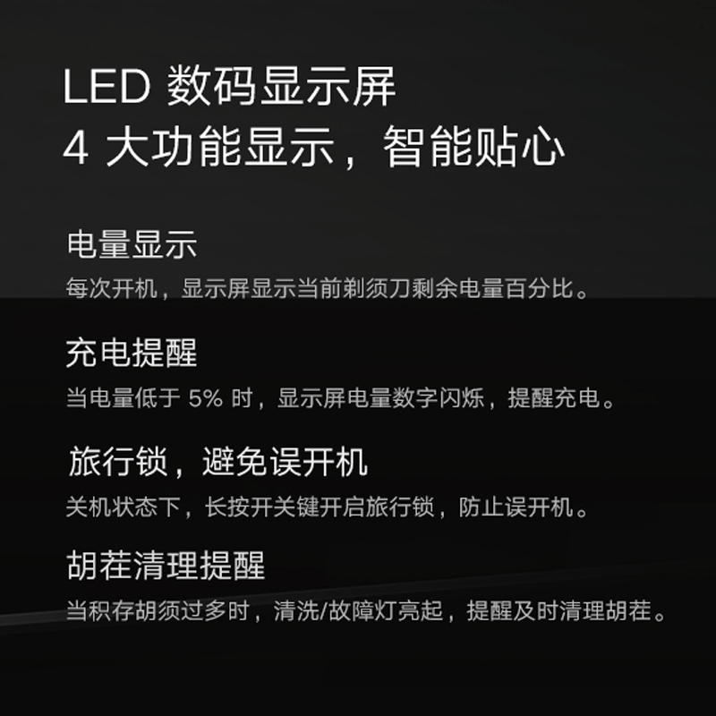 米家电动剃须刃 全身水洗充电式便携男士刮胡刃 S500 Xiaomi 小米 米家电动剃须刃 全身水洗充电式便携男士刮胡刃 S500 Xiaomi 小米
