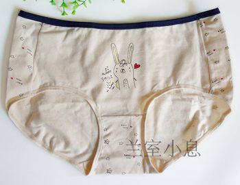 ລາຄາ 2 ຕ່ອນ Pretty Girl Underwear Women ຂອງແທ້ Cotton Pure Mid-waist Stretch Cotton Small Boxer Briefs Girls Cute Shorts Head