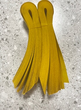 封条半成品黄色纸约4.5cm*43cm需自写 红香米桶太宝