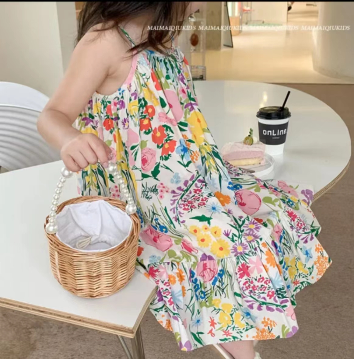 女童连衣裙夏装2025新款夏季吊带裙儿童裙子宝宝波西米亚风棉布裙,淘宝优惠券,粉丝福利购,淘宝优惠卷