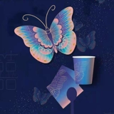 Одноразовый свадебный круглый бумажный диск китайский свадебный свадебный свадебный чаш