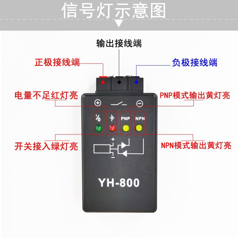 光电开关测试仪 接近开关 磁性开关检测仪器 传感器测试器YH-800 - 图1