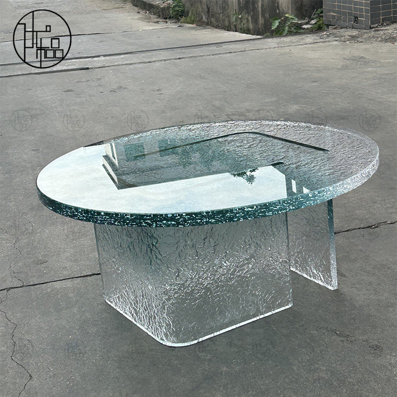 亚克力沙发边几现代客厅圆茶几创意圆形极简酒店公寓石头纹咖啡桌,淘宝优惠券,粉丝福利购,淘宝优惠卷