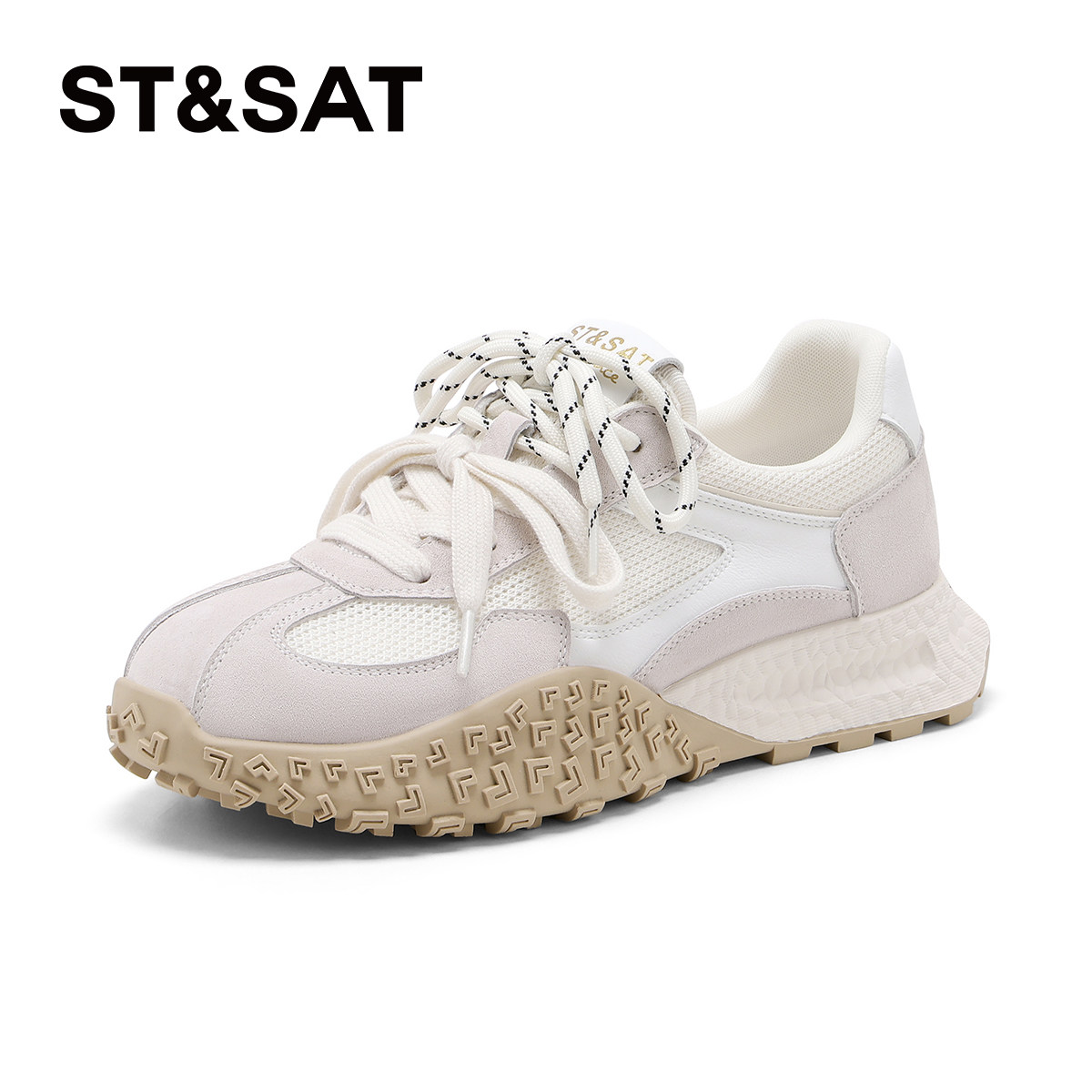 星期六阿甘鞋女新款春季复古双系带德训鞋厚底增高休闲运动鞋,淘宝优惠券,粉丝福利购,淘宝优惠卷