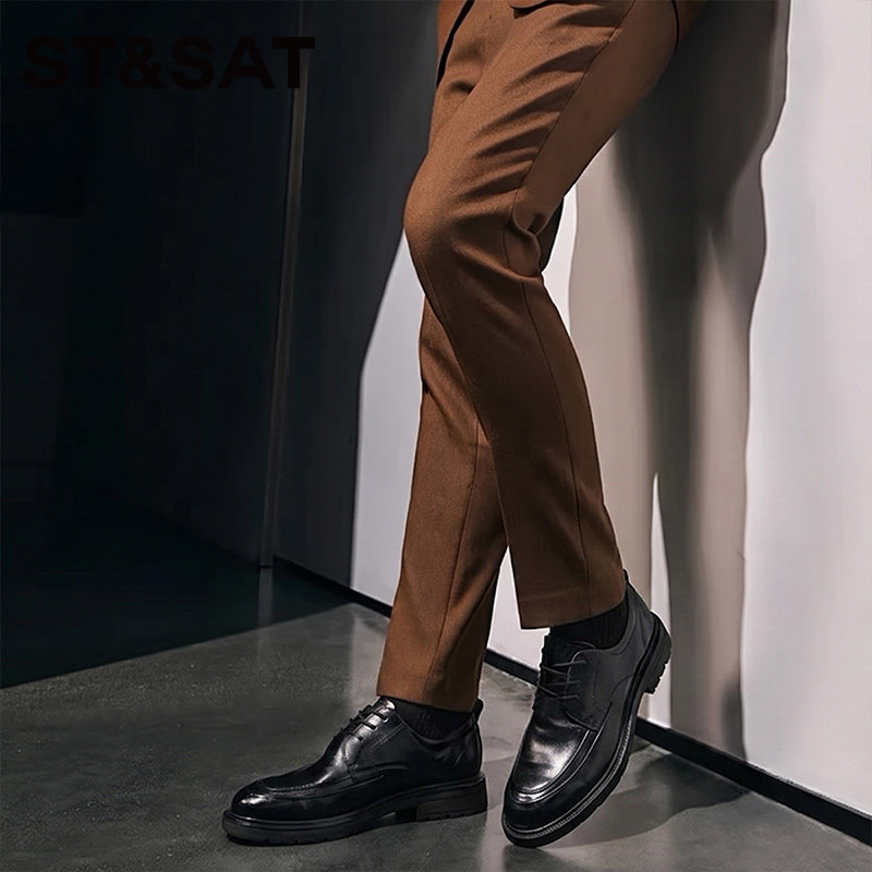 Saturday 2026 Spring Men's Business Formal Leather Shoes
