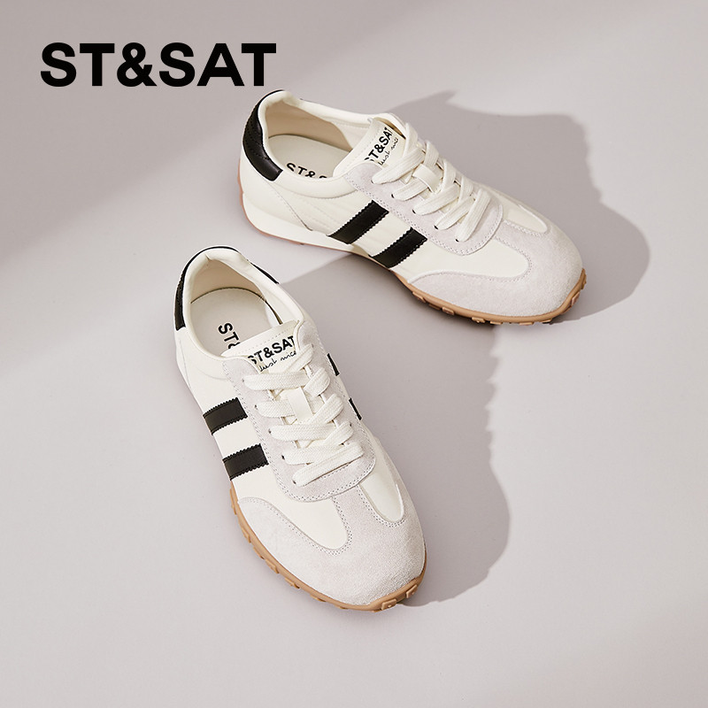 星期六德训鞋女新款春季透气复古百搭平底阿甘鞋运动休闲鞋女,淘宝优惠券,粉丝福利购,淘宝优惠卷