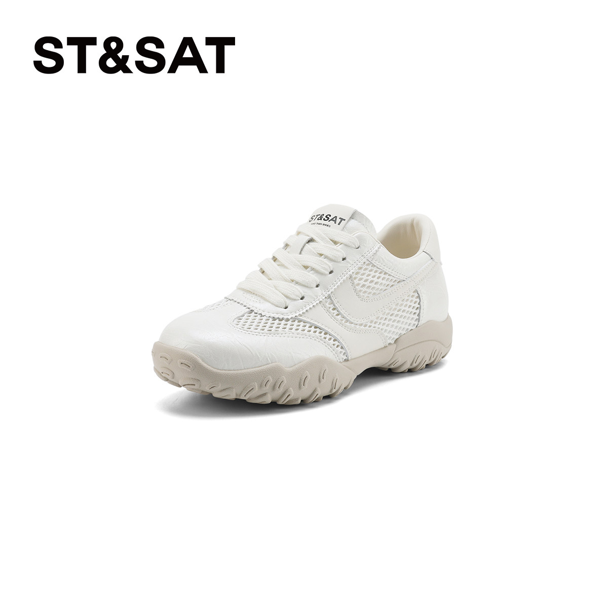 星期六爆款网面德训鞋女鞋子2025新款夏季舒适软底透气阿甘运动鞋