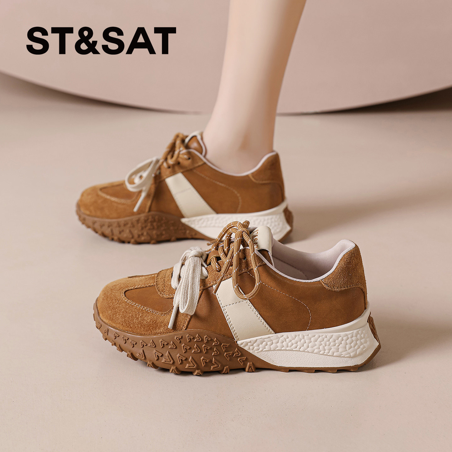 星期六复古德训鞋女款2025新款冬季女鞋爆款阿甘运动鞋百搭鞋子女,淘宝优惠券,粉丝福利购,淘宝优惠卷