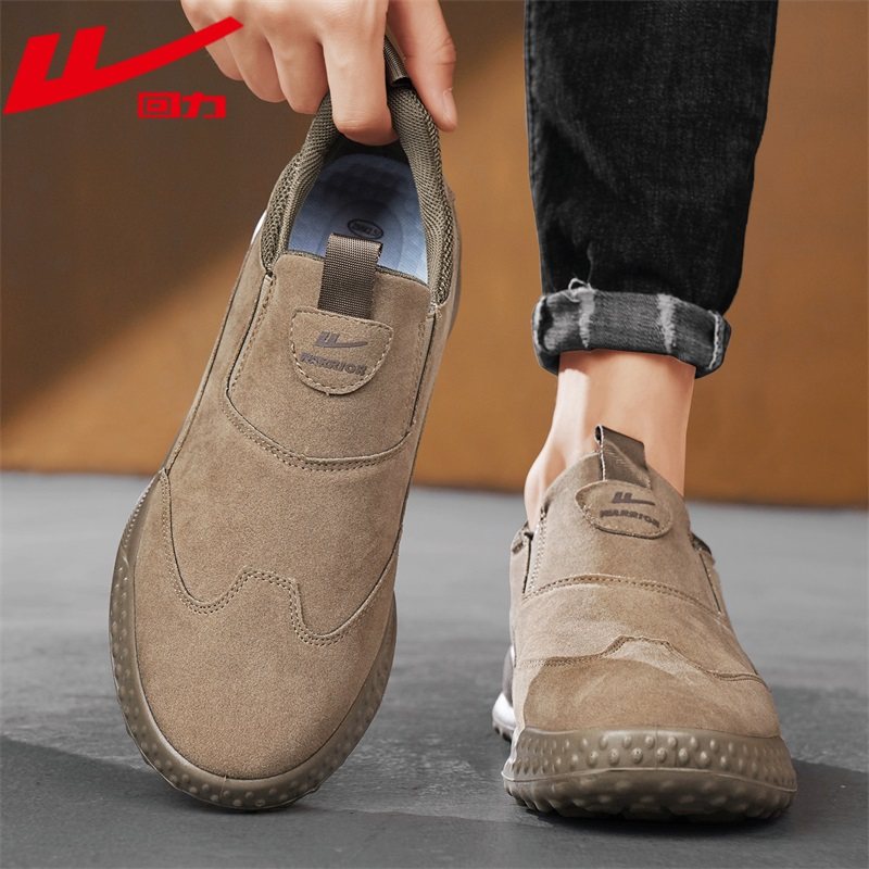 回力一脚蹬男鞋冬季新款加厚保暖棉鞋男轻便老北京布鞋加绒爸爸鞋,淘宝优惠券,粉丝福利购,淘宝优惠卷