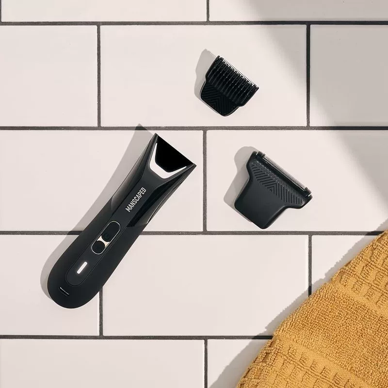 [MANSCAPED газонокосилка 5.0 ULTRA новый беспроводной триммер для тела, двойной лезвий]