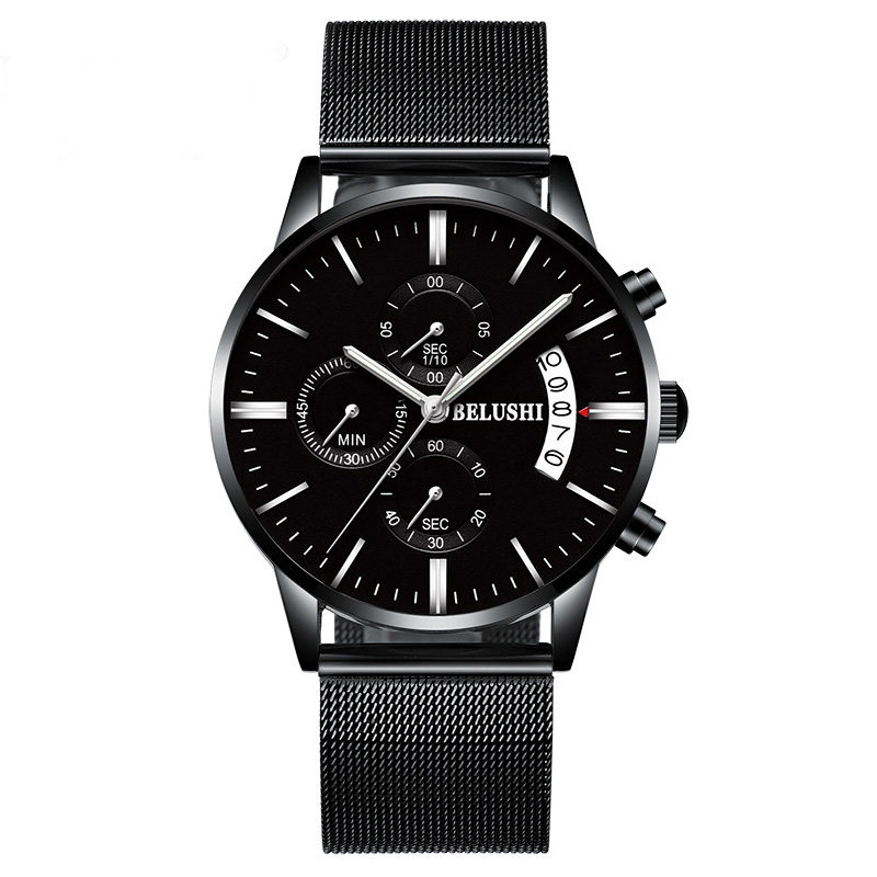 贝罗仕/ belushi男士正品石英手表 时间玩咖手表店国产腕表