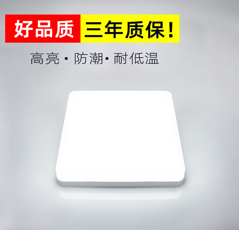 12V24V36V127Vled防潮灯交低压直流吸顶灯集成吊顶照明平板灯110V - 图2