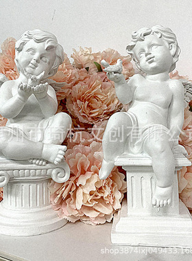 跨境热款发光天使欧美式家居桌面可发光装饰摆件圣诞节复活节礼物