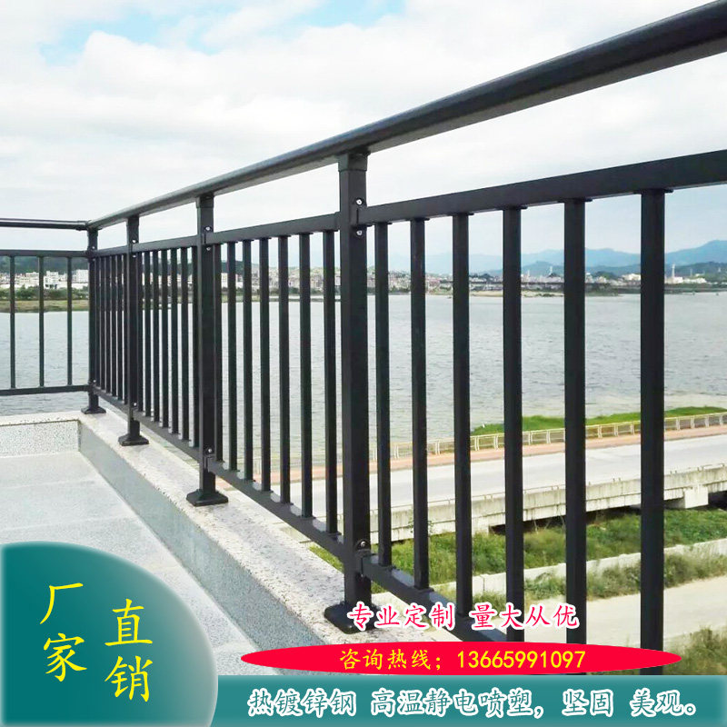 厂家定制阳台护栏锌钢露台栏杆扶手别墅楼顶室外围栏直销简易栅栏_虎窝淘