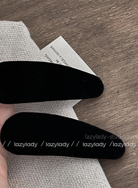 lazylady发夹丝绒日韩