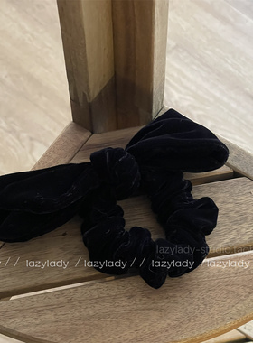 lazylady发圈丝绒ins风